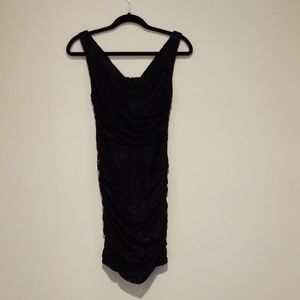 Black shimmery dress